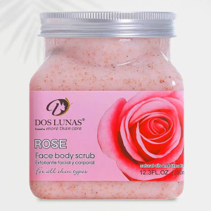 Doslunas Face & Body Scrub Rose - 350ml (12 Pack)