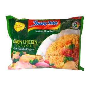 Indomie 70g Onion Chicken Flavour, Savory Instant Noodles with Seasoning Oil - 40 Pack
