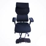 Swivel Chair Executive with Footrest - Single