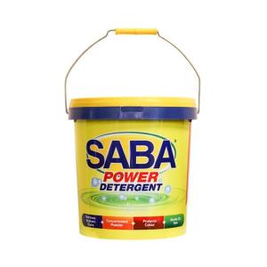 Saba Power Detergent Powder Bucket – 3kg (1 Pack)