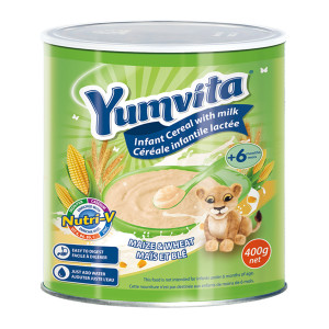 Yumvita Maize Cereal Tin - 400g (12 Pack)