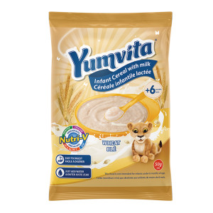 Yumvita Wheat Cereal Sachet - 350g (12 Pack)