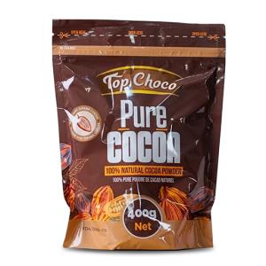 Top Choco Pure Cocoa Powder Pouch – 400g (6 Pack)