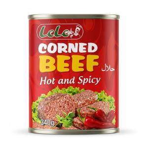 Lele Corned Beef Hot & Spicy with Pepper – 340g (12 Pack)