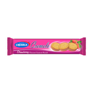 Cremica Cremelo Cream Strawberry - 70g (24 Pack)