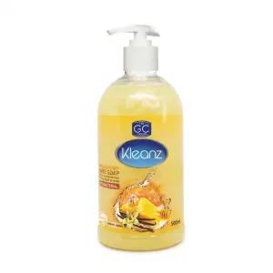 Ghandour Kleanz Hand Soap Antibacterial Vanilla, Strawberry & Aloe - 500ml (24 Pack)