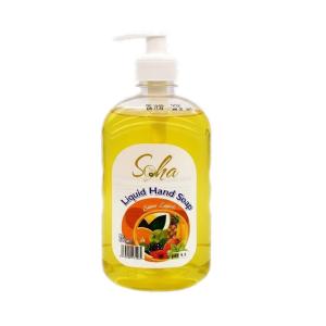 Soha Hand Wash Liquid Soap (Yellow) – 350ml (12 Pack)