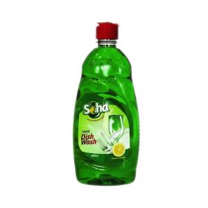 Soha Liquid Dish Wash Soap Green – 450ml (12 Pack)